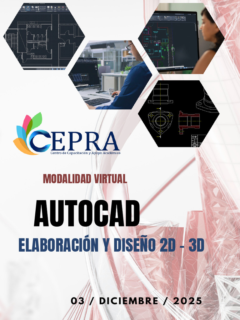 Curso Virtual de AutoCAD 2D y 3D | PDF | Cad automático | Diseño