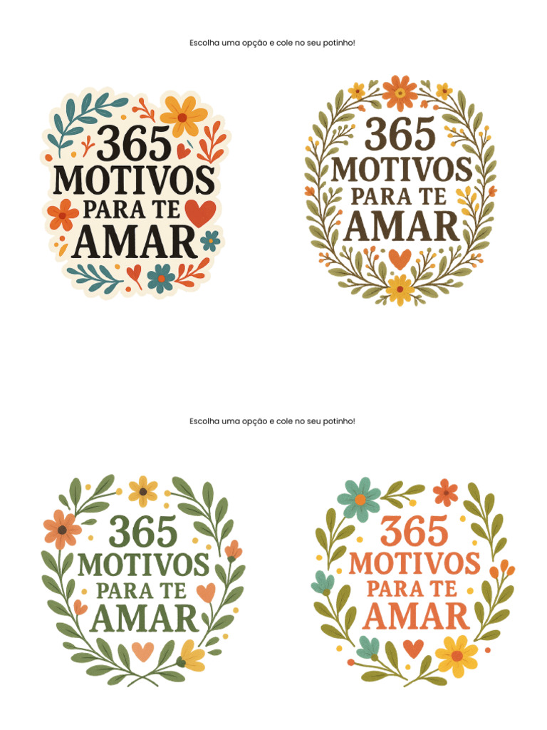 100 Motivos para Amar Alguém | PDF | Amor
