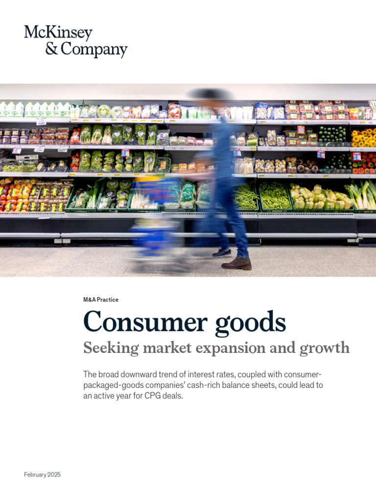 2025 M&A Trends in Consumer Goods | PDF | Mergers And Acquisitions | Brand