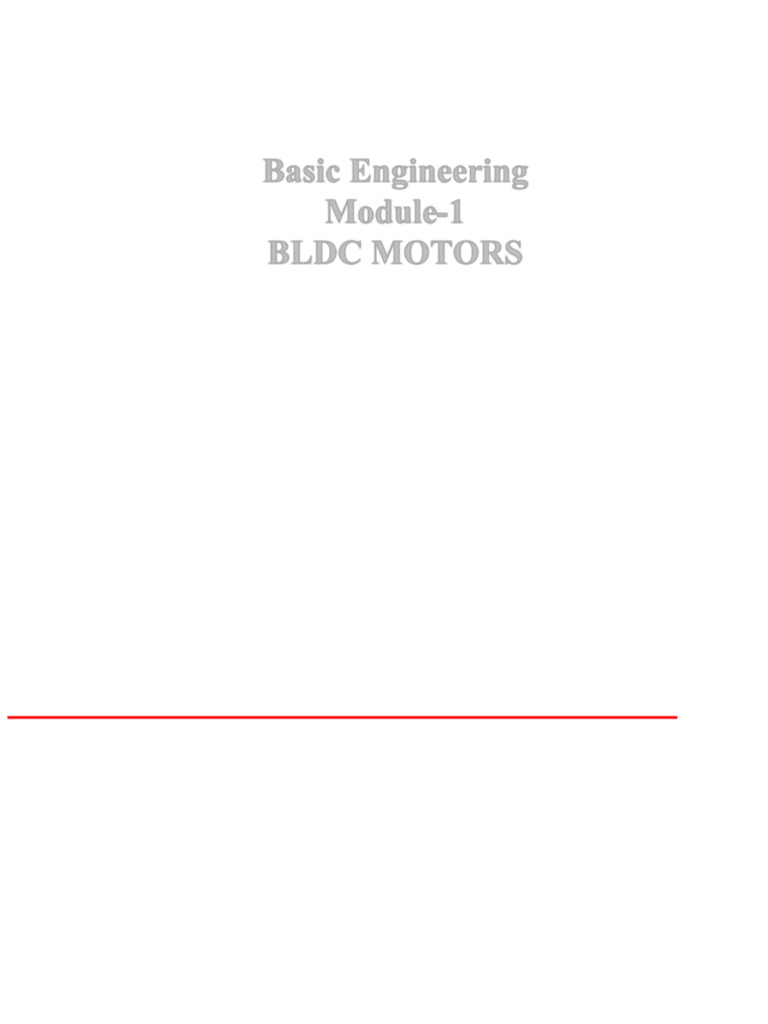 BLDC Motors: Construction and Working | PDF | Electric Motor | Electric ...