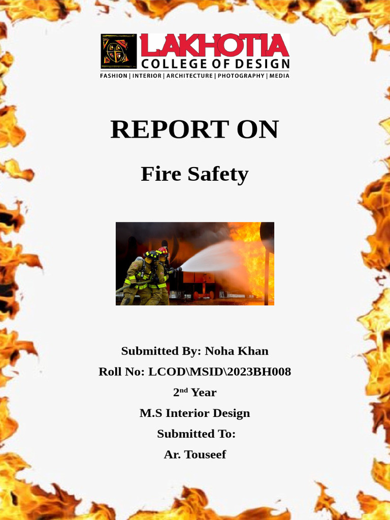 Interior Design's Role in Fire Safety | PDF | Fire Sprinkler System ...