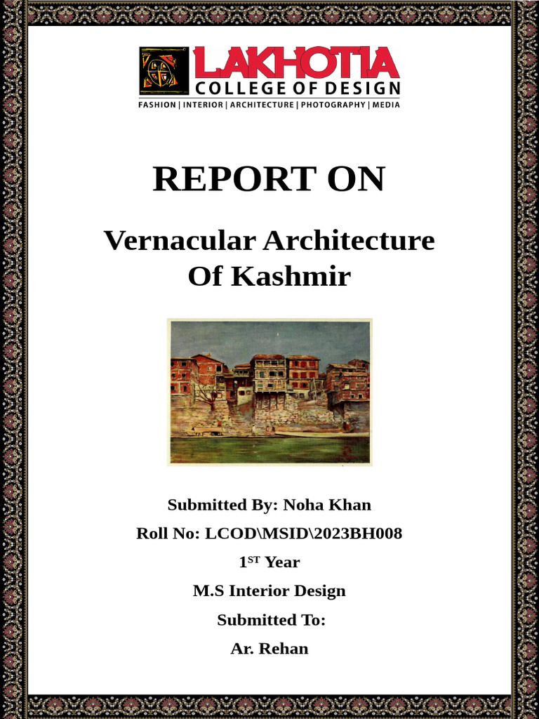 Vernacular Architecture | PDF | Building Engineering | Architectural Design