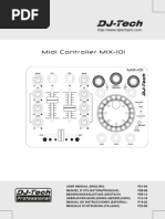 DJ Tech Mix 101 User Manual (En FR Ger NL Ita Esp)