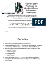 Precios Combustibles República Dominicana 2000-2012