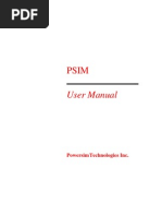 Psim Manual