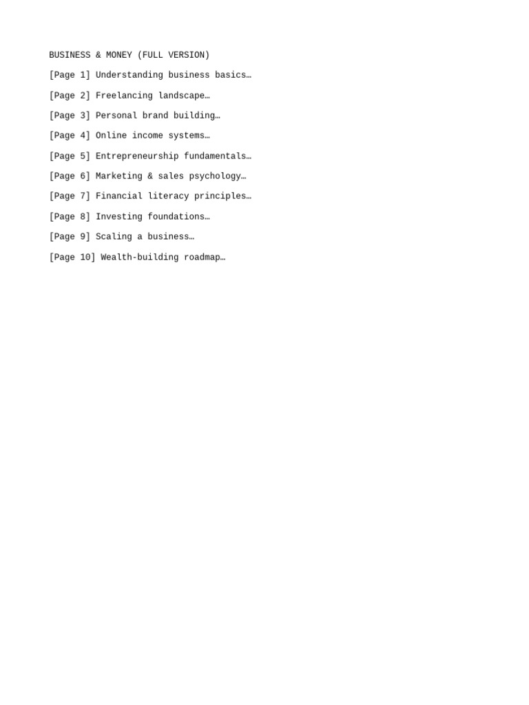 Business Topics | PDF