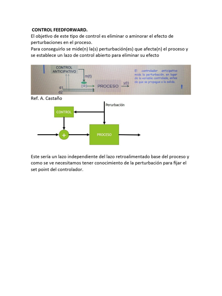 Control Feedforward en Procesos Industriales | PDF | Realimentación