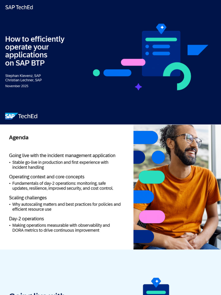 Efficient SAP BTP Application Operations | PDF | Cloud Computing ...