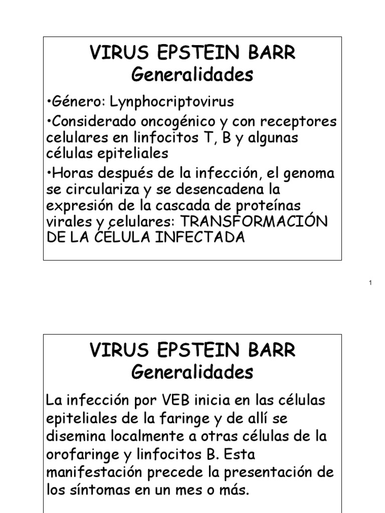 Epstein Barr | PDF | Virus | Microbiología