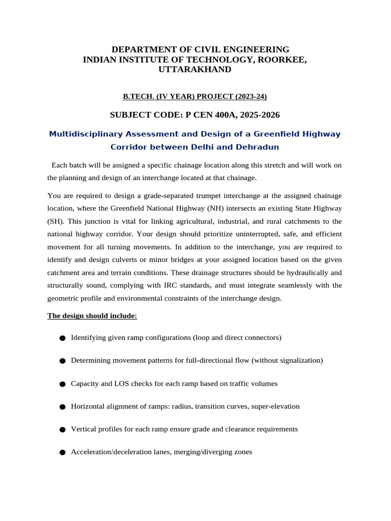 Copy of Copy of Updated Problem Statement (1) | PDF | Interchange (Road ...