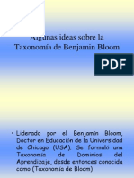Algunas Ideas Sobre La Taxonomia de Benjamin Bloom 2