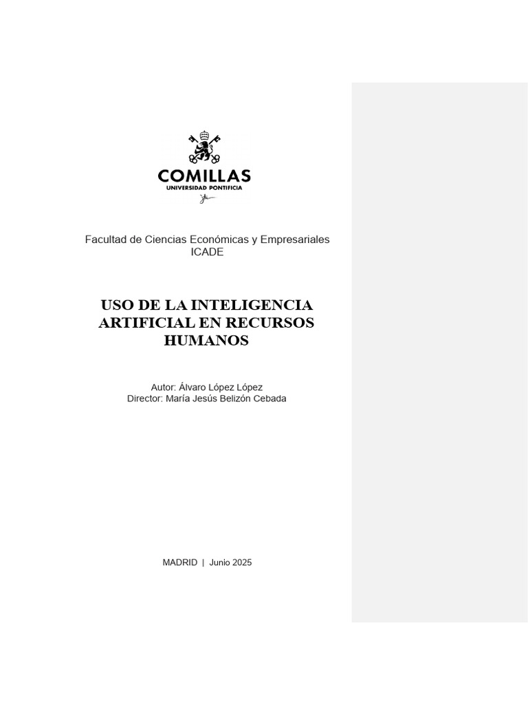IA en Recursos Humanos: Beneficios y Riesgos | PDF | Inteligencia ...
