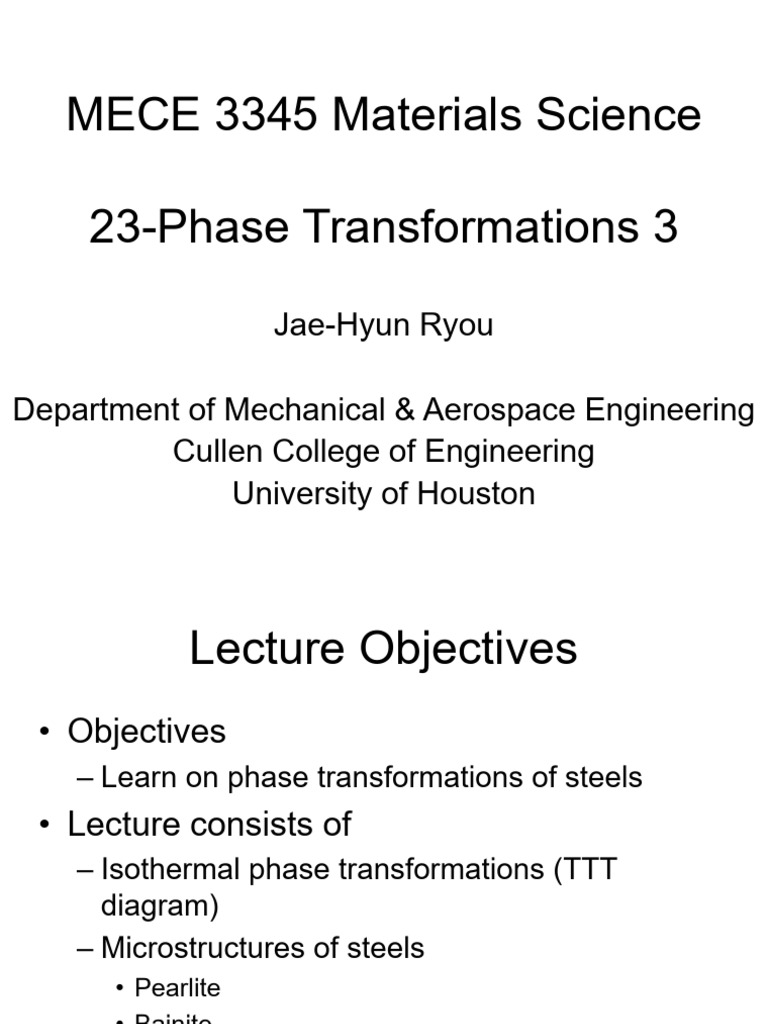 Phase Transformations in Steels | PDF | Iron | Materials Science