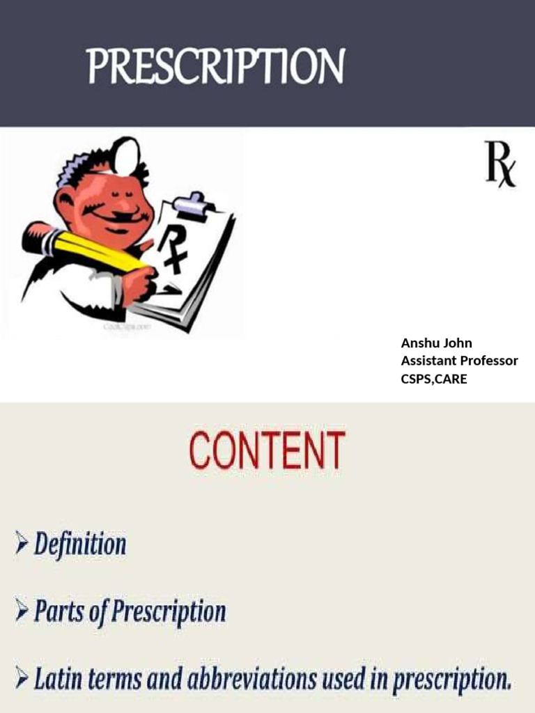 Pharmacist's Guide to Medication Preparation | PDF