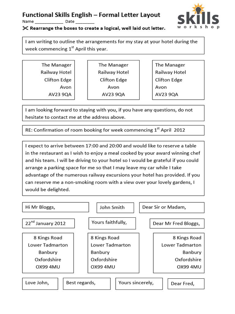Functional Skills Letters | PDF | Information | Curriculum