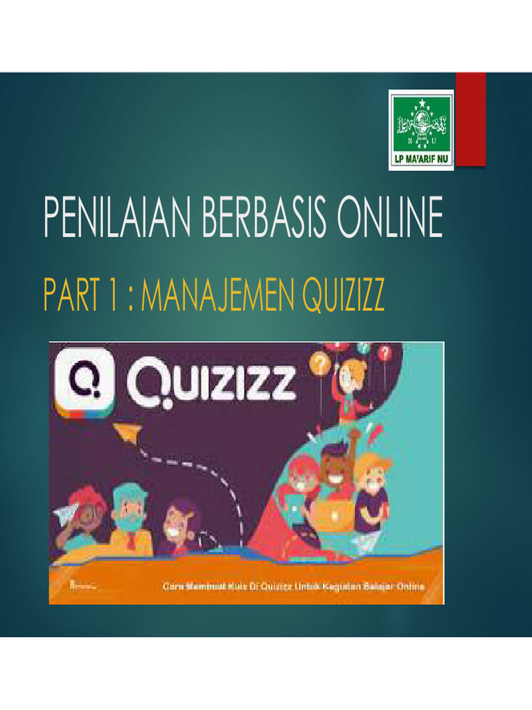 Penilaian Berbasis Online Quizziz (Part 1) | PDF