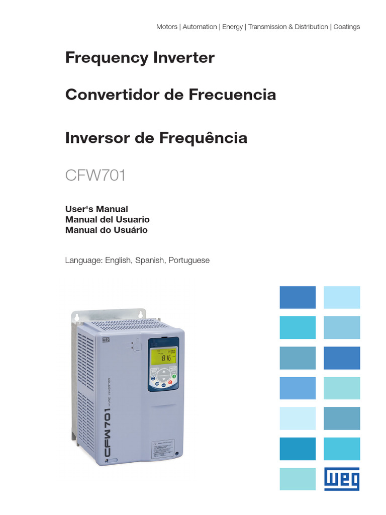CFW701 Frequency Inverter User Manual | PDF | Power Inverter | Power Supply
