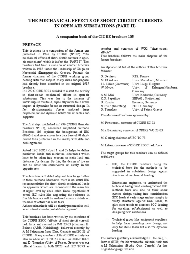 Cigre Vol1 Pdf Structural Load Strength Of Materials