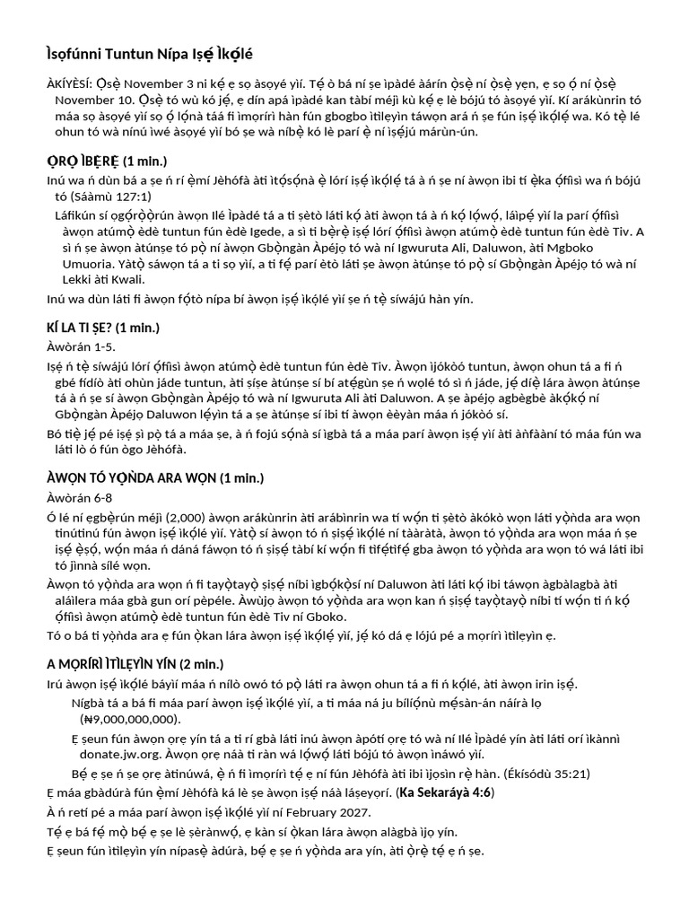 Construction Project Update YR | PDF