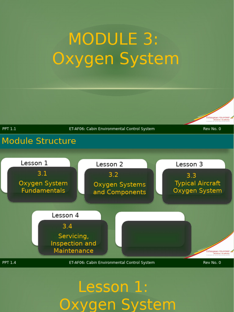 Aircraft Oxygen System Overview | PDF | Oxygen | Gases