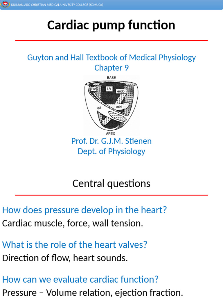 Understanding Cardiac Pump Function | PDF | Heart | Diastole