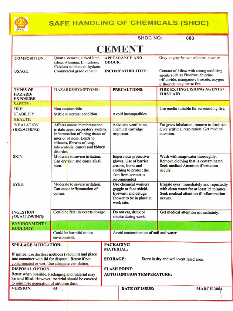 Shoc Card Cement | PDF