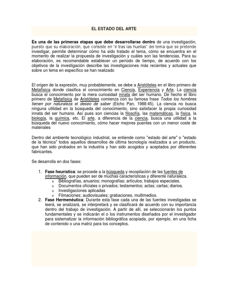 Pasos Para Hacer El Estado Del