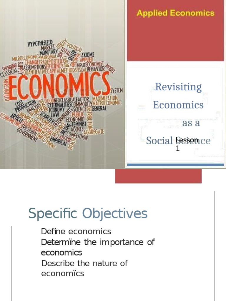 Applied Economics L1 | PDF | Economics | Microeconomics