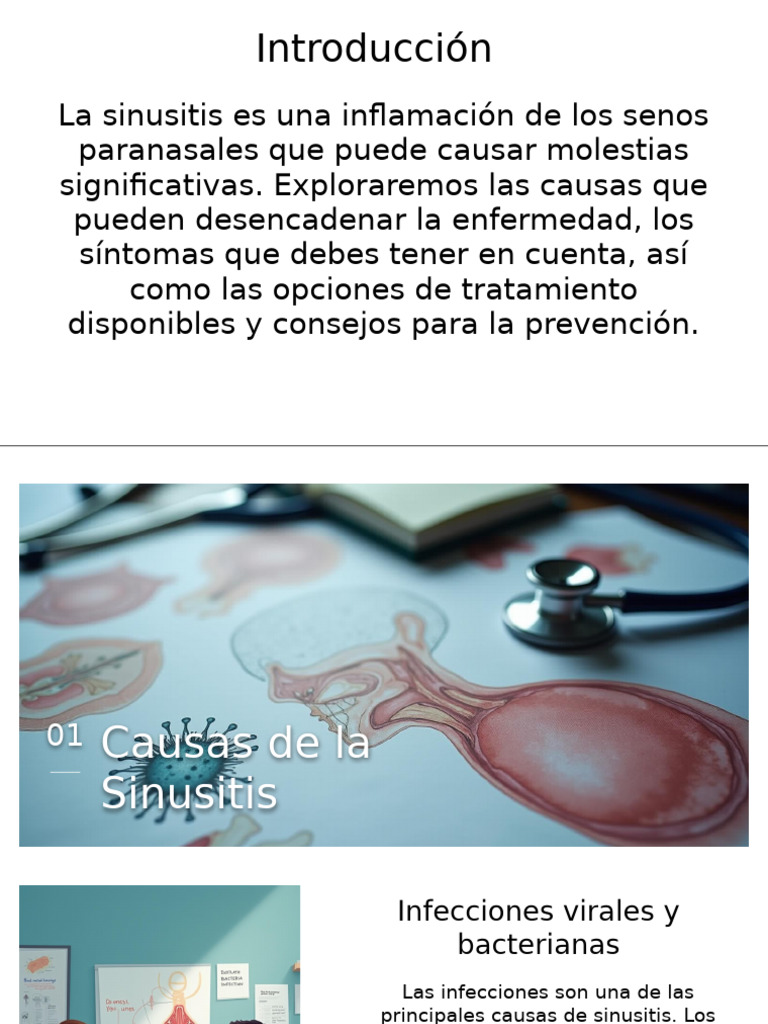 Enfermedad Sinusitis | PDF | Enfermedades y trastornos | Especialidades ...