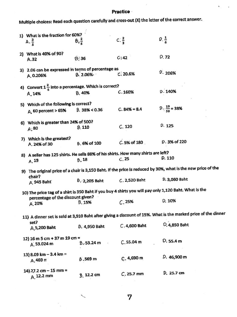 Math P5T1 Final | PDF