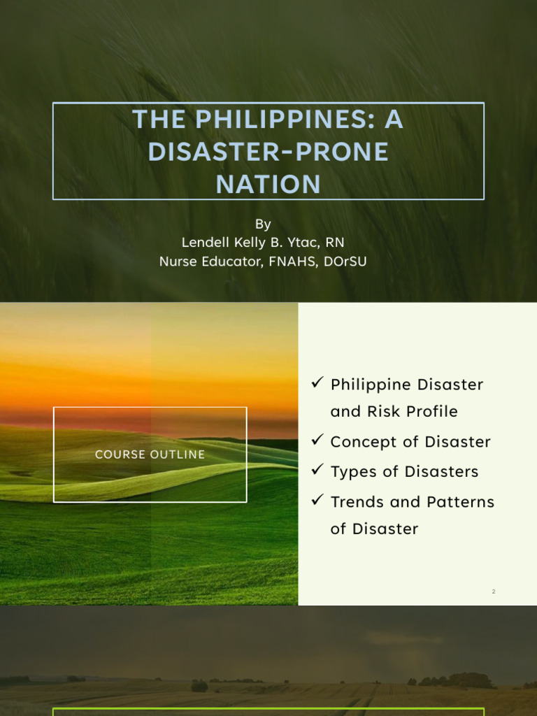 Philippine Disaster and Risk Profile | PDF | Natural Disasters | Hazards