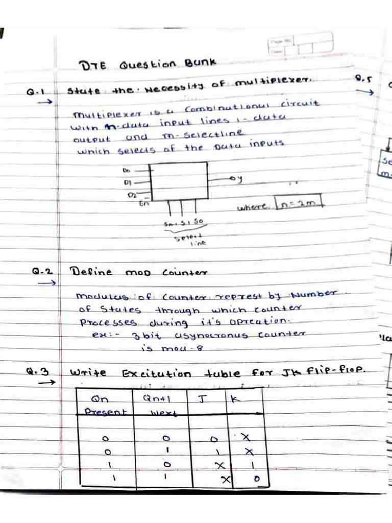 Dte QB Solve | PDF