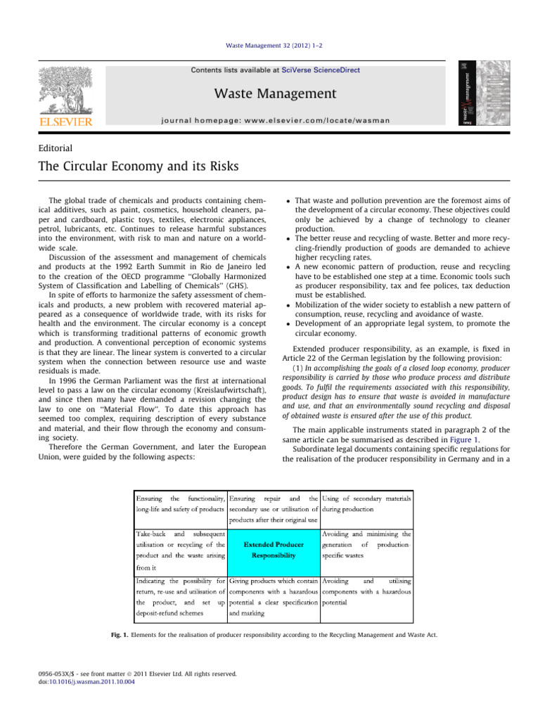 The Circular Economy and Its Risks | PDF | Recycling | Waste