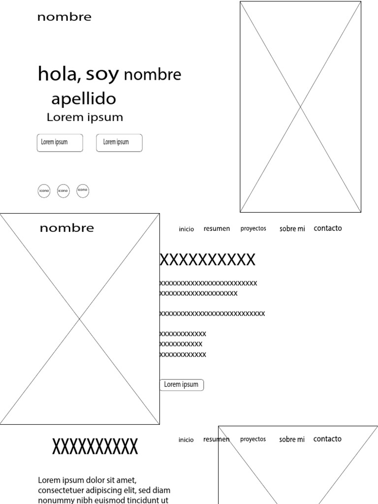 Wireframe de Baja | PDF