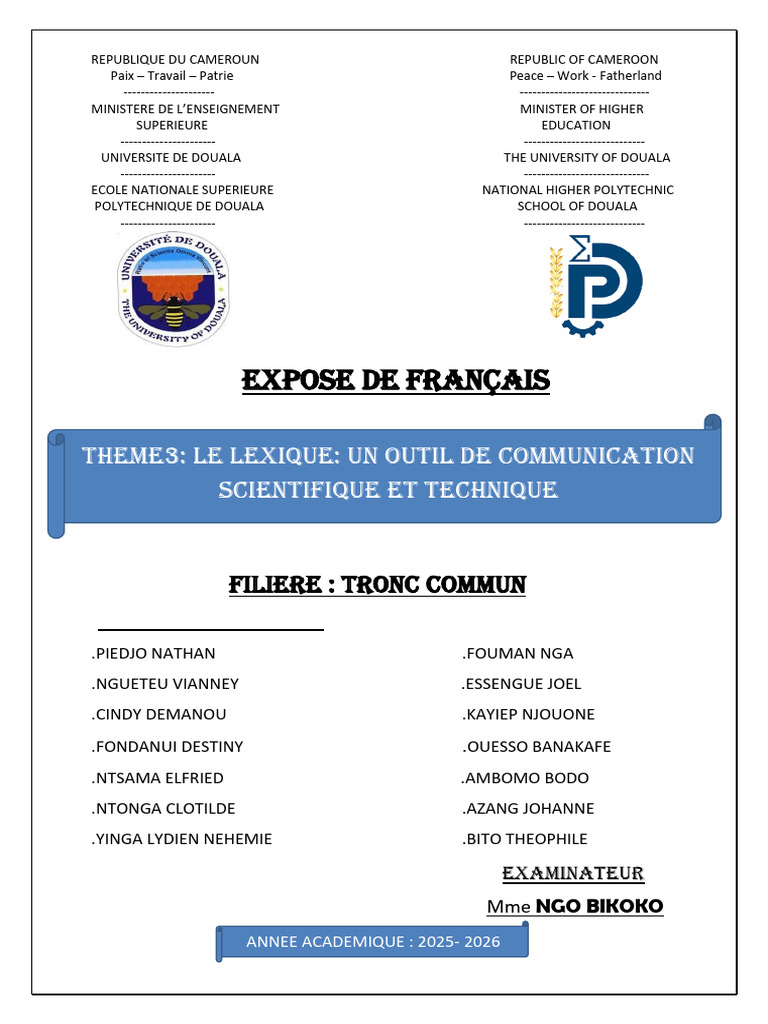 Lexique : Outil de Communication Scientifique | PDF | Cloud computing ...