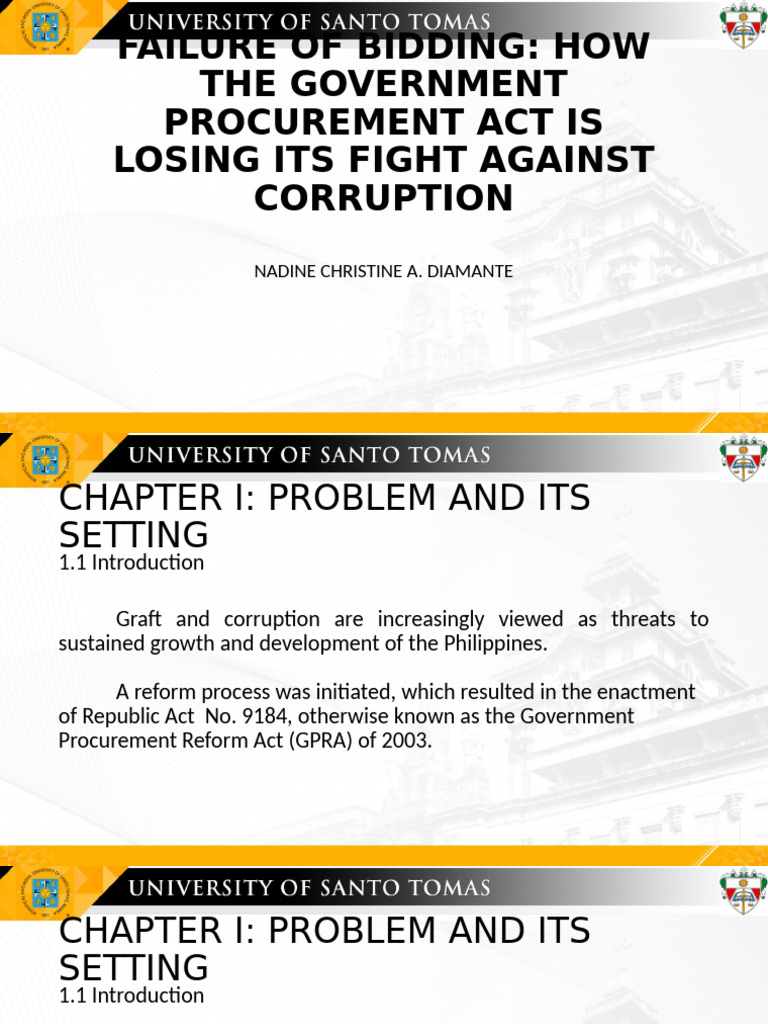 Government Procurement and Corruption Issues | PDF