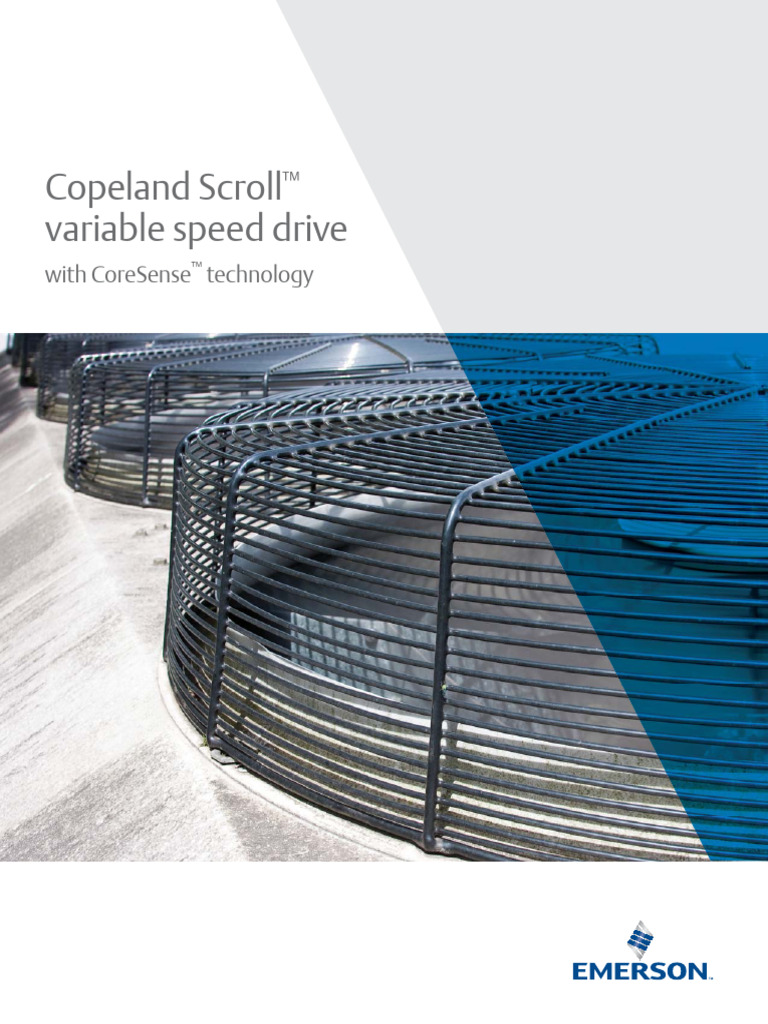 Copeland Scroll Variable Speed Compressor | PDF | Electric Motor | Engines