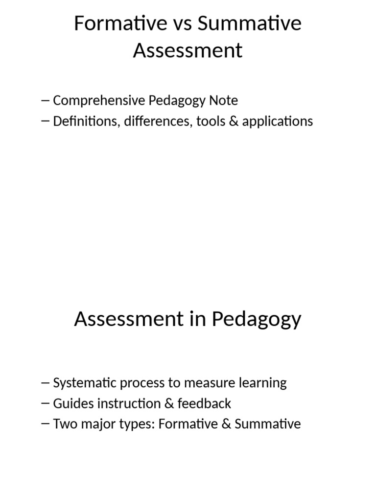 Formative_vs_Summative_Assessment | PDF