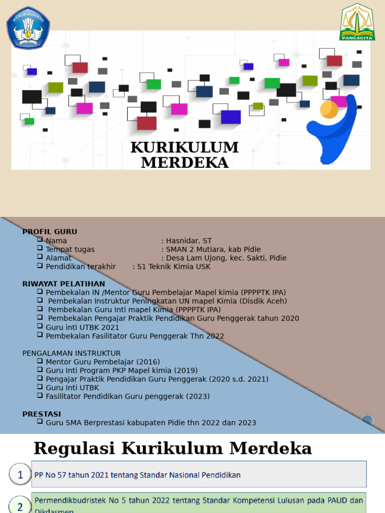 Profil Guru dan Kurikulum Merdeka | PDF
