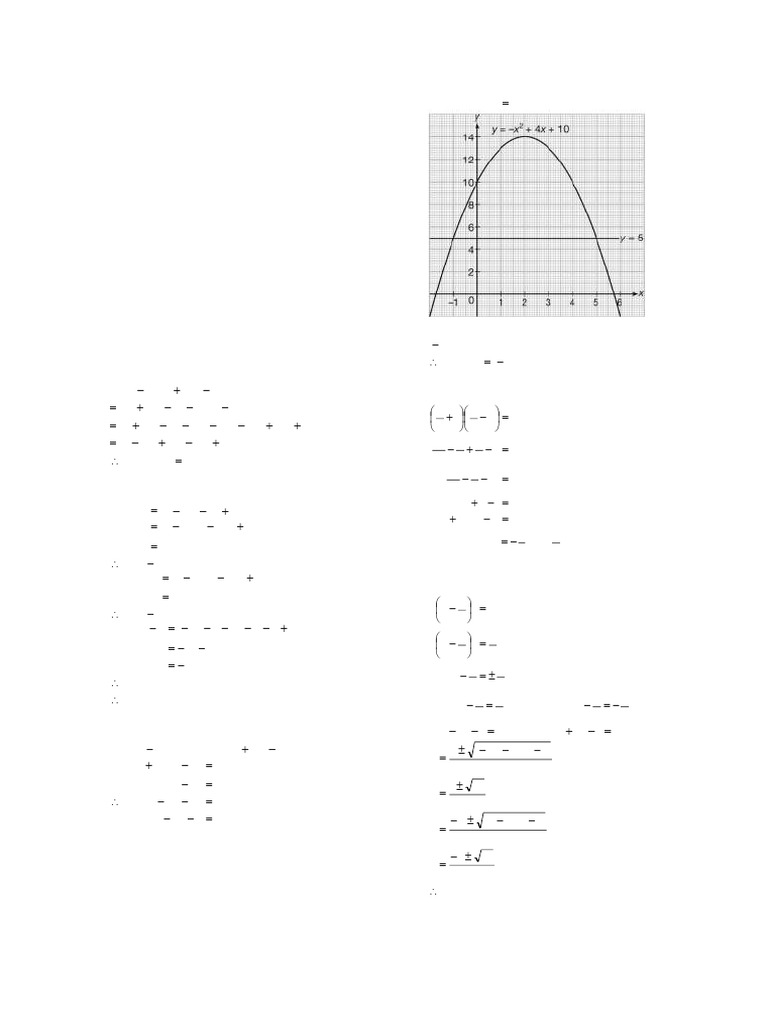 Senior Mathematics Mock Exam Solutions | PDF | Trigonometric Functions ...