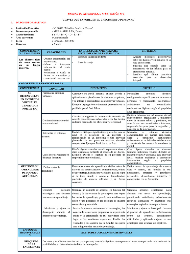 Claves para el Crecimiento Personal | PDF | Aprendizaje | Enseñando