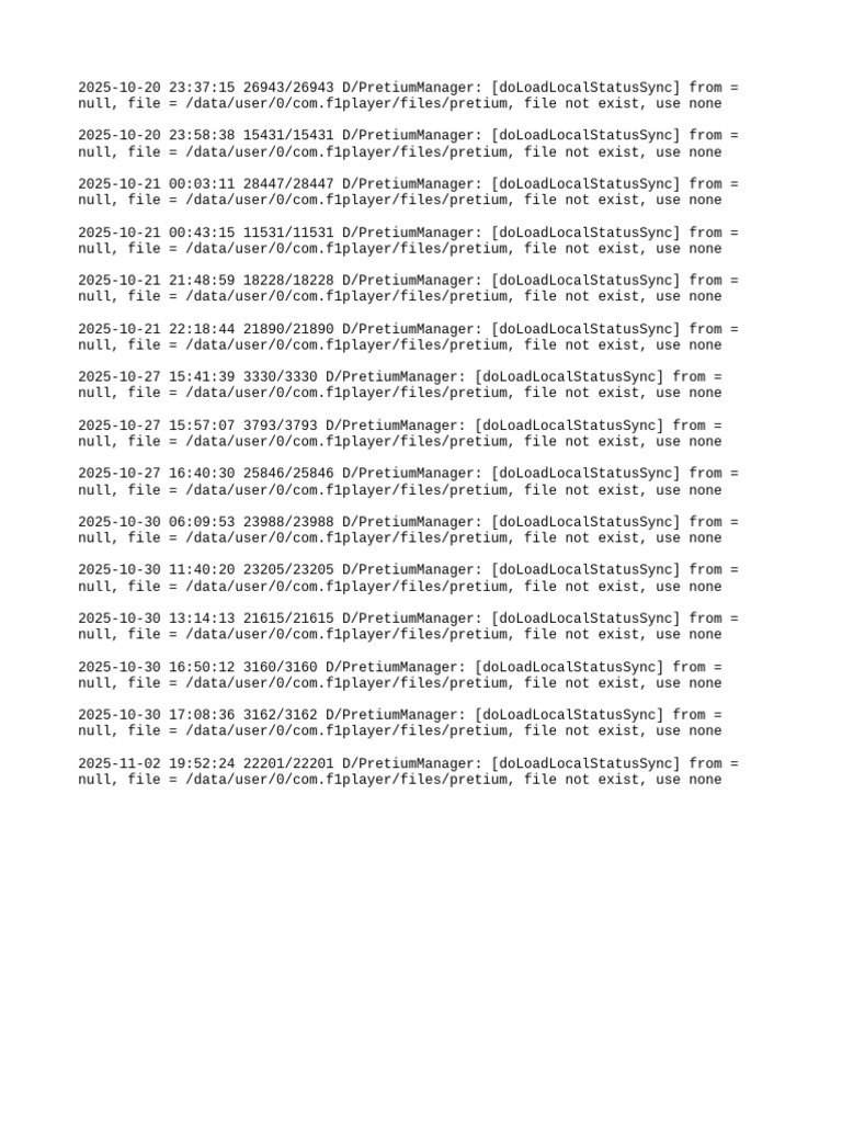 Com.f1player.log | PDF