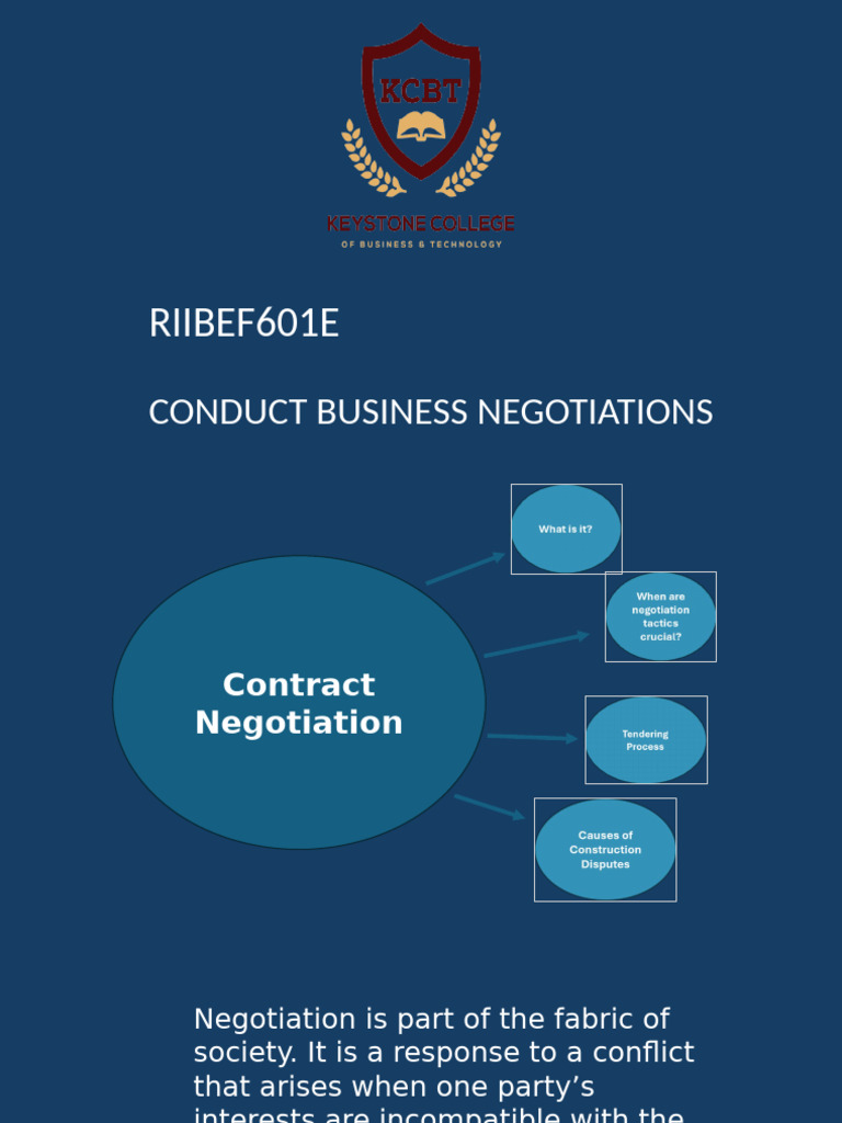 Effective Business Negotiation Strategies | PDF | Negotiation