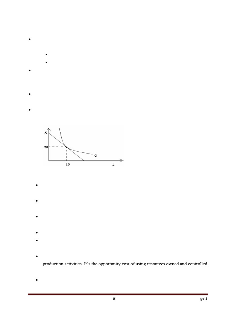 Cost Theory and Profit Maximization | PDF | Production Function ...
