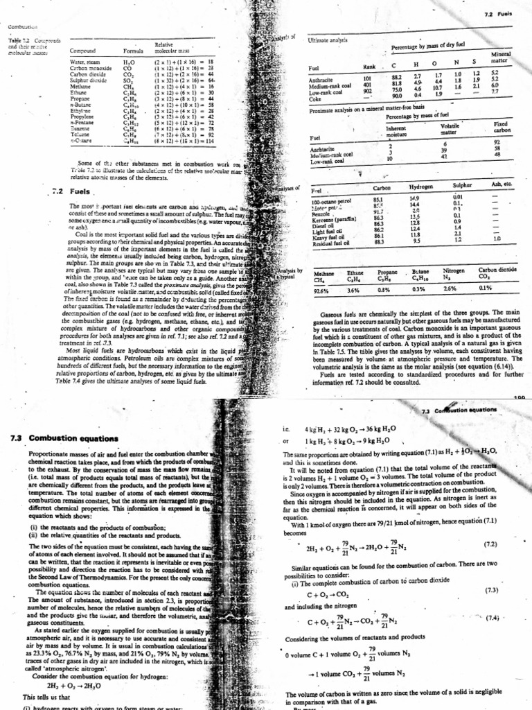 Applied Thermodynamics Combustion 18-Jan-2024 14-16-06 | PDF