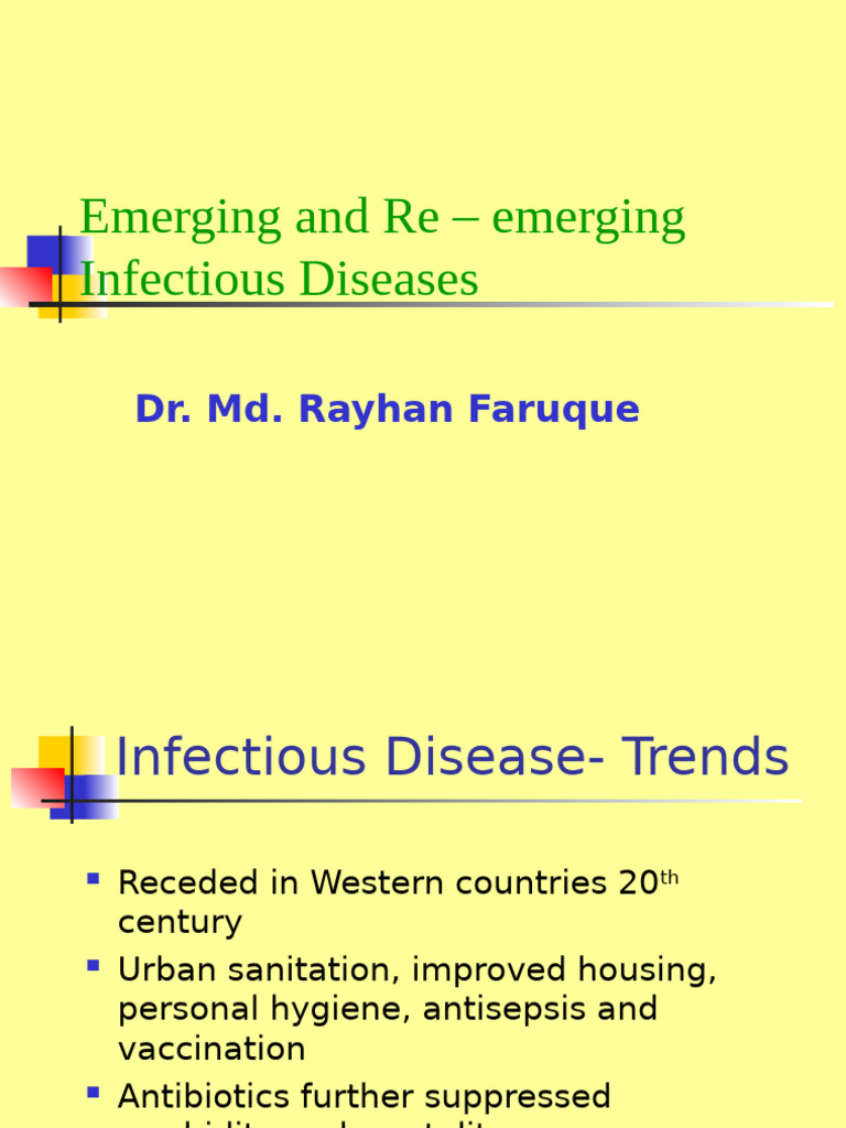 Trends in Emerging Infectious Diseases | PDF | Influenza A Virus ...