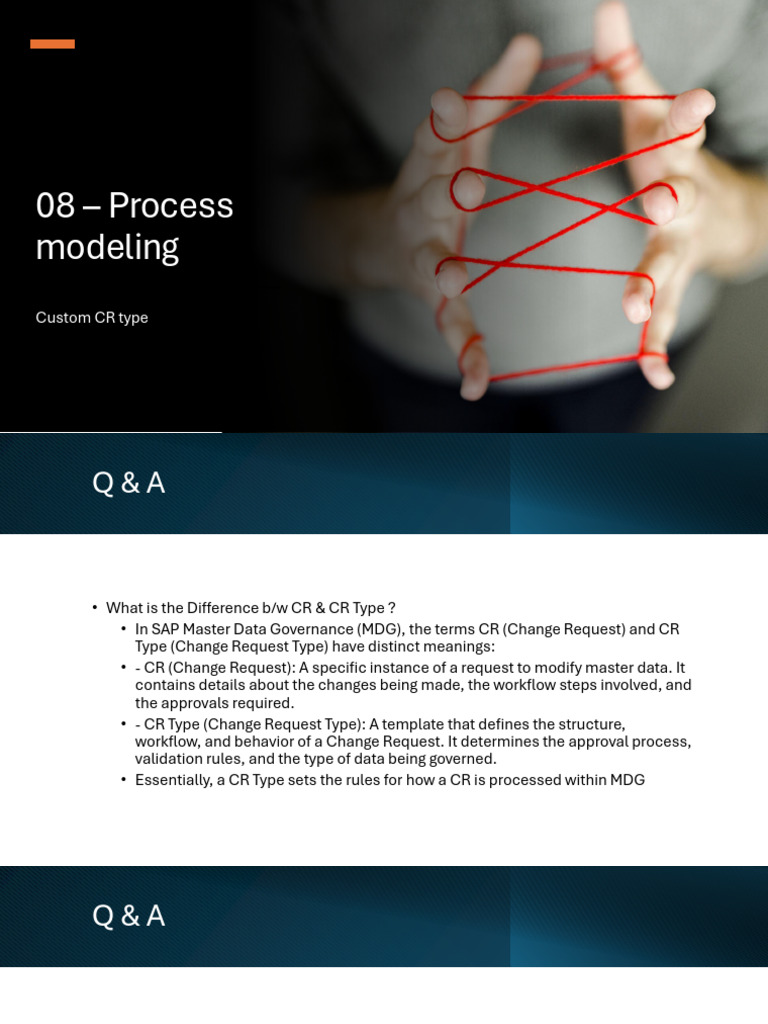 SAP MDG Change Request Workflow Guide | PDF | Software Development ...
