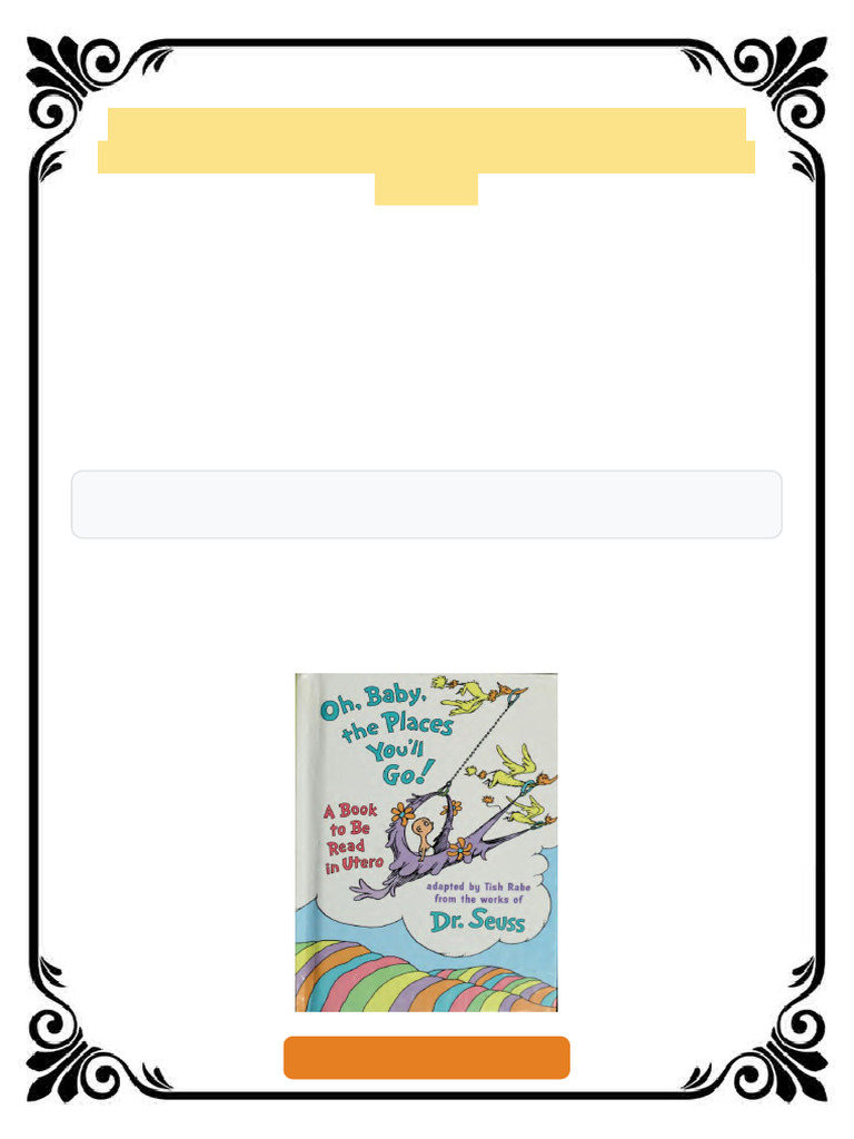 Oh Baby The Places You ll Go Dr Seuss Tish Rabe (Author) ebook with ...