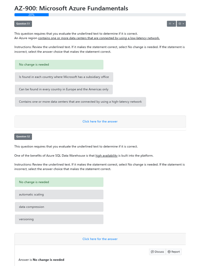 Microsoft Azure Fundamentals Exam Guide | PDF | Computer File ...