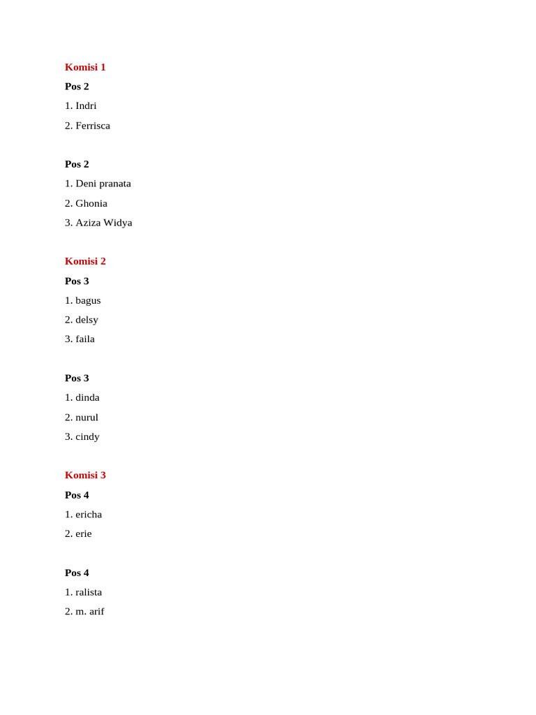 Panel Discussion Participant List | PDF